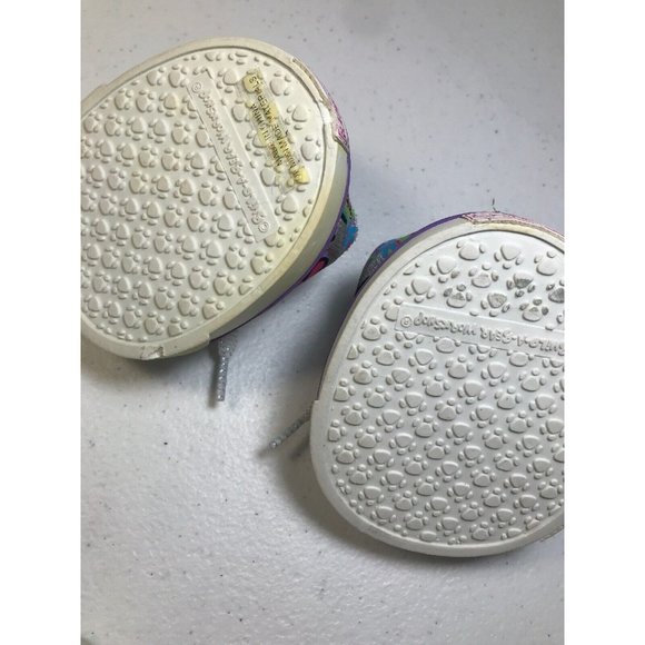 Build A Bear Workshop Twinkle Toes Skechers Shoes Light Pink Sparkly Laces Lot 2 - Picture 6 of 11